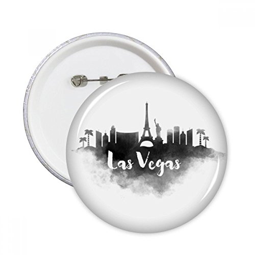 Badge Las Vegas Amérique encre Ville Pins XL 5pcs pour masquer usure vêtement