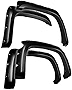 Tyger Auto TG-FF8C4118 for 2014-2018 Chevy Silverado 1500 (ONLY Compatible with Fleetside Models with 69.3' Short Bed) | Paintable Smooth Matte Black Pocket Bolt-Riveted Style Fender Flare Set, 4 PC