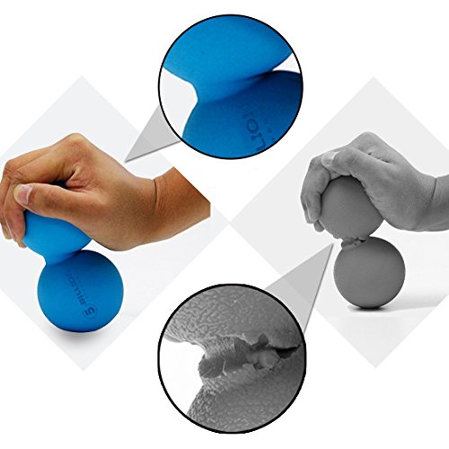 Image of 5BILLION FITNESS Peanut Massage Ball - Double Lacrosse Massage Ball & Mobility Ball for Physical Therapy - Deep Tissue Massage Tool for Myofascial Release, Muscle Relaxer, Acupoint Massage