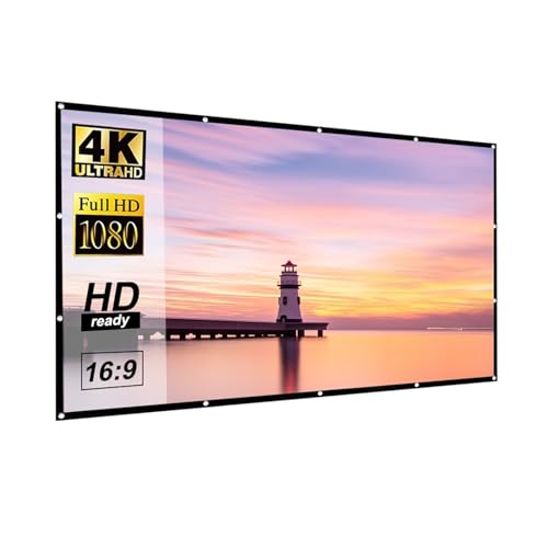 Pantalla de proyector plegable 120 pulgadas 16:9 miniatura 1
