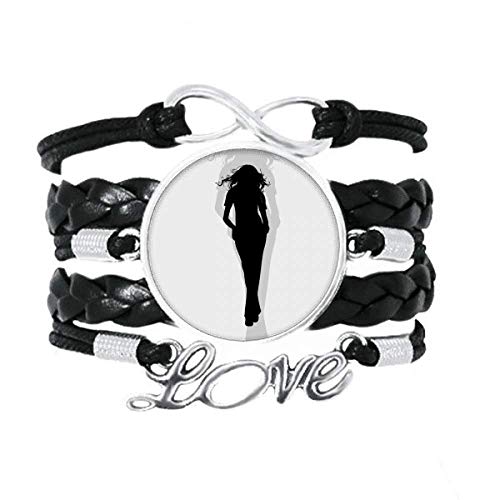 Bracelet en cuir silhouette femme : affirmez votre style sexy au quotidien