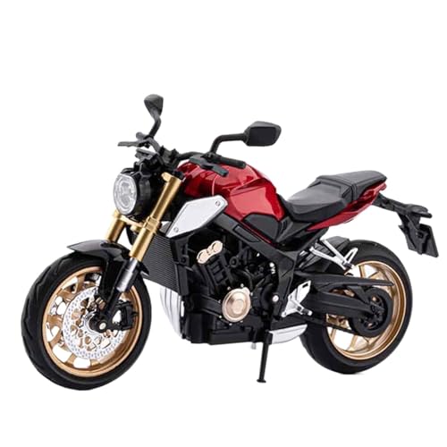 Modèle Moto Course Alliage Moulé Échelle 1:12 avec Suspension Mobile