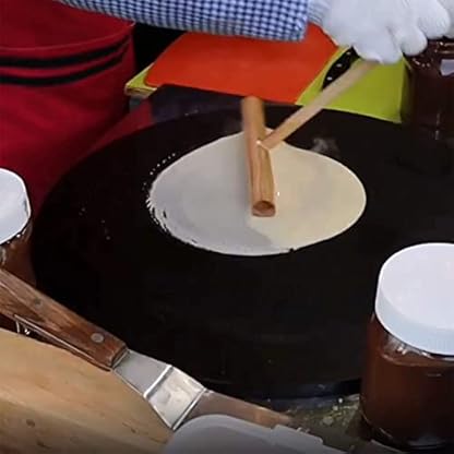 WENKA Doppelkopf-Gas-Crêpes-Maker, kommerzielle Antihaft-Pfanne, traditioneller Crêpes-Maker, Crêpes-Pfanne, große Heizung, schneller Crêpes-Maker – Bild 5