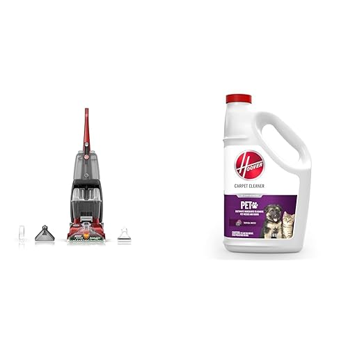 Hoover Power Scrub Deluxe - Limpiador de alfombras para patas y garras de limpieza profunda