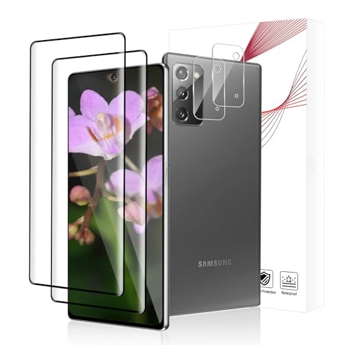 Bodyguard 2+2 Stück Schutzfolie für Panzerglas für Samsung Galaxy Note 20 5G, Ultra-Klar Frei von Kratzern Samsung Note 20 Panzer Schutz Glas, 3D Passt Ideal Anti-Dreck Note 20 5G Schutzglas