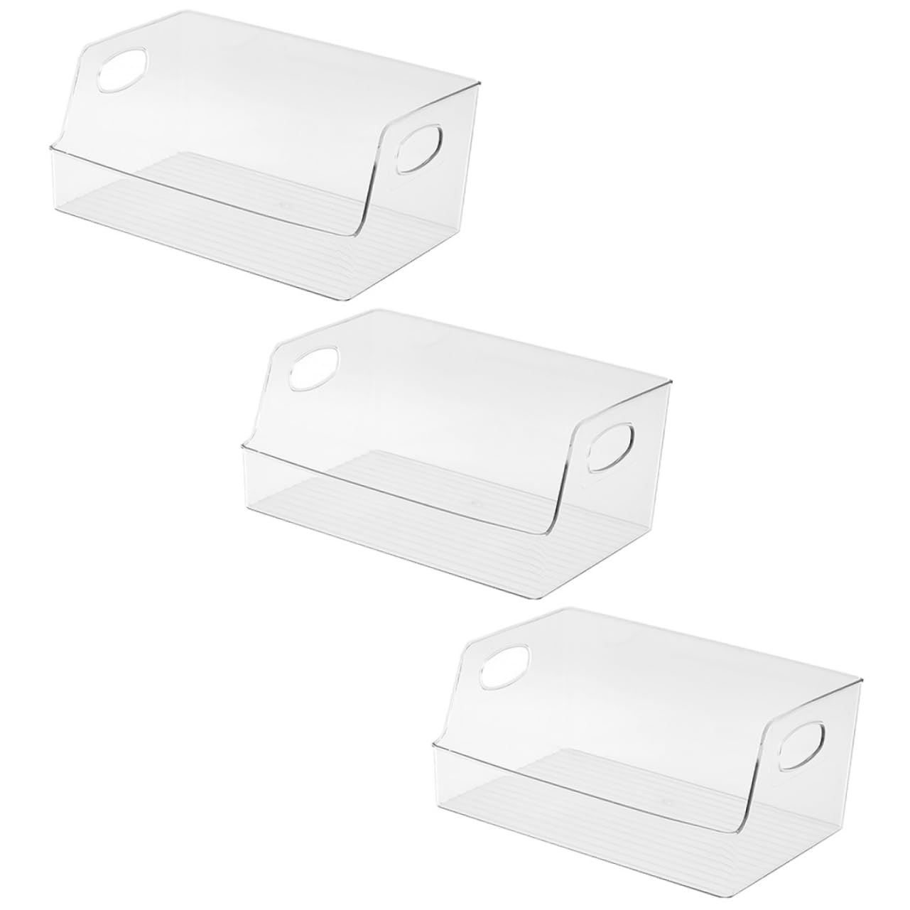 UTHCLO 2pcs Storage Bins Fruit Storage Containers for Fridge Fruit Organizer for Fridge Home Fruits Tray Fruit Organizer for Kitchen Counter Fruit Containers Food Container Plastic