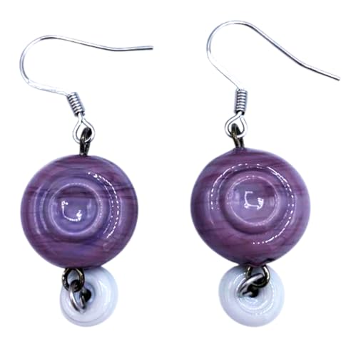 Boucle d'oreille en verre Murrina Venise vert VR067 pour sublimer vos soirées