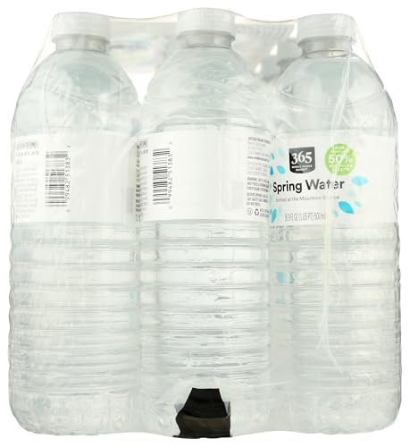 Image of 365 by Whole Foods Market Spring Water Flat Cap RPET 16.9FZ 12PK, 16.9 FZ