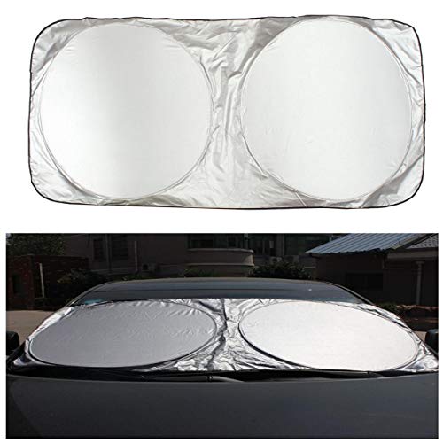 Protector solar para auto reflectante de 190x90cm para parabrisas de camion plegable 3