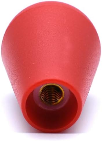 Miniatura 5 de Arcity 2 piezas Arcade Joystick Oval Bat Top Topper Perilla de bola superior estilo americano negro y rojo para Zippy SANWA SEIMITSU Arcade1up