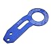 Docooler Rear Tow Towing Hook for Universal Car Auto Trailer Ring Aluminum alloy (Blue)