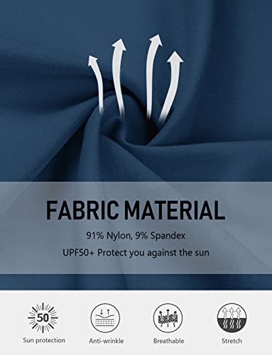 Hiverlay Womens Pro Golf Pants Quick Dry Slim Lightweight Work Pants With Straight Ankle Also For Hiking Or Casual Ladies，Blue-L #TOP3