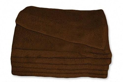 Towel Supercenter 16X27 Cotton Hand Towels Dark Brown for