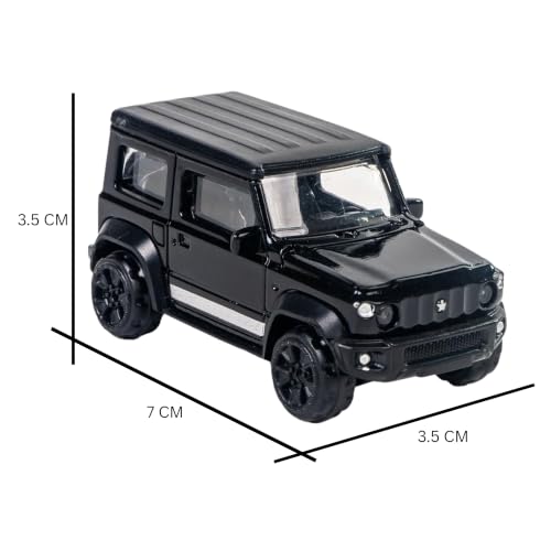 Image of Mini Style Die Cast Metal Black SUV Toy Car 1:64 Scale Collectible Off Road Adventure Vehicle Model for Kids Play Display Premium Miniature Car Gift Durable Metal Body Realistic SUV Model