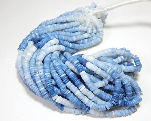 Perles d'opale bleue naturelles de 5mm pour offrir un bijou artisanal personnalisé unique