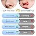 D.Bella Nose Rings 10Pcs 18G Nose Screw Rings Studs Surgical Steel Piercing Jewelry 2mm Clear CZ Silver