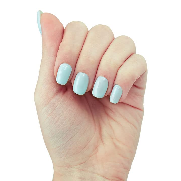 Miniatura 2 de Esmalte de gel azul pastel, esmalte de uñas de gel natural con pigmentos orgánicos, esmalte de gel de uñas UV para remojar el esmalte de uñas de