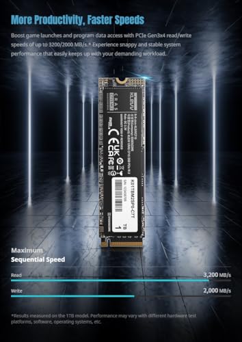 Image of KLEVV CRAS C715 1TB M.2 2280 NVMe PCIe Gen3x4 Laptop & Desktop, up to 3200MB /s (K01TBM2SP0-C7T)