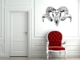 Wall Vinyl Sticker Mountain Goat Skull Animal Tattoo Mural Decal Art Decor LP2464