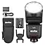 Godox V1 MID O Flash for Olympus & Panasonic Camera, 55W Round Head ...