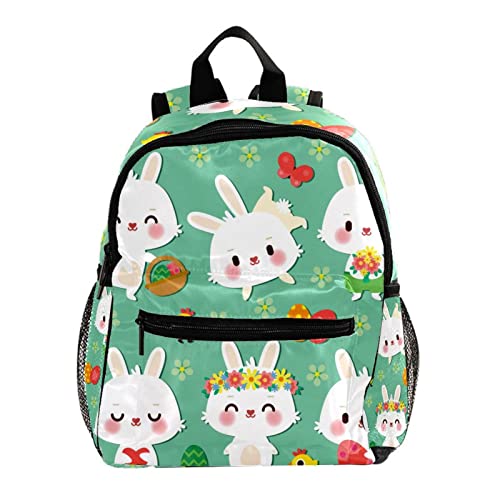 Sac à dos pour garçons et filles lapin jaune enfant 30 cm multicolore