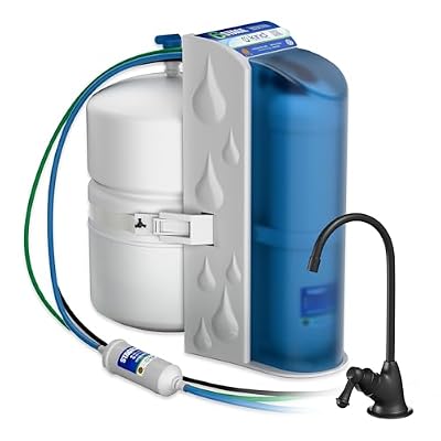 Kind Water 6-Stage Reverse Osmosis Drinking Water System with Chrome Faucet (Oil Rubbed Bronze)