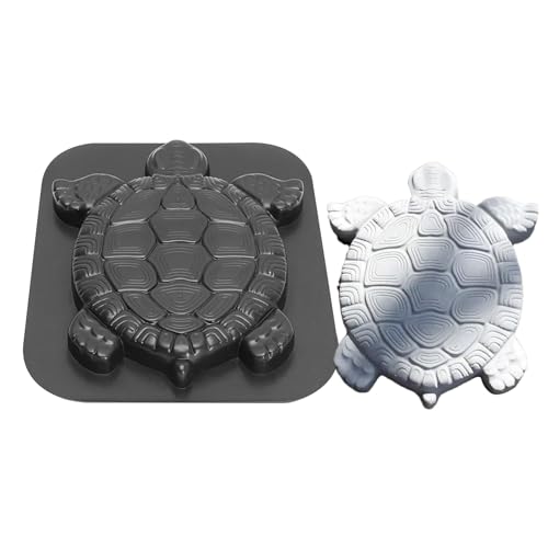 Quorvex Moule Pour Pas Japonais,Moules En Forme De Tortue Pour Ciment Et Béton | Moule En Forme De Tortue Réutilisable Pour Fournitures De Pavage Pour...