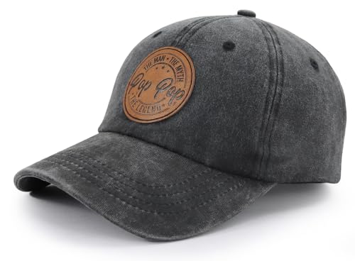 Image of The Man The Myth The Legend Hat for Men, Funny Adjustable Cotton Family Baseball Cap