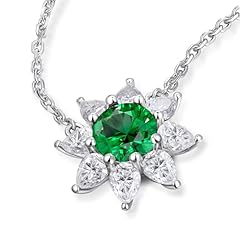 Emerald with Moissanite