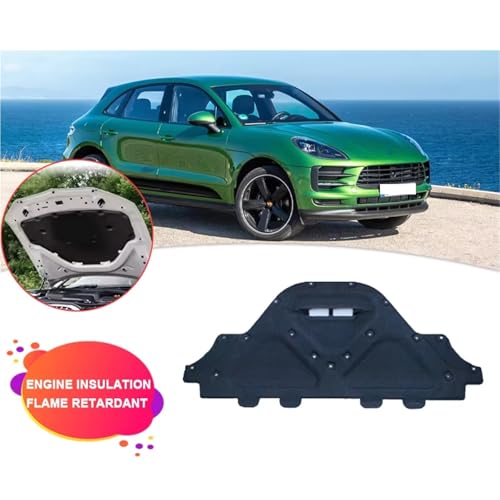 Cache moteur acoustique pour Macan S 95B tapis isolant 2015-2024