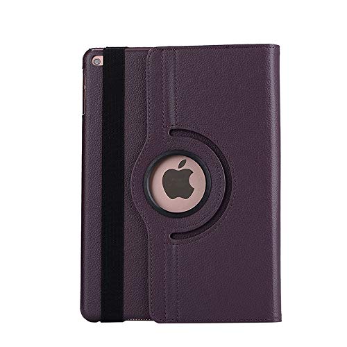 Tablet Case for Samsung Galaxy Tab 4 SM-T530 (10.1") 2014 PU Leather Tablet Case Cover with 360° Rotating Stand Custom-Fit Tablet Protection Case in DARK PURPLE