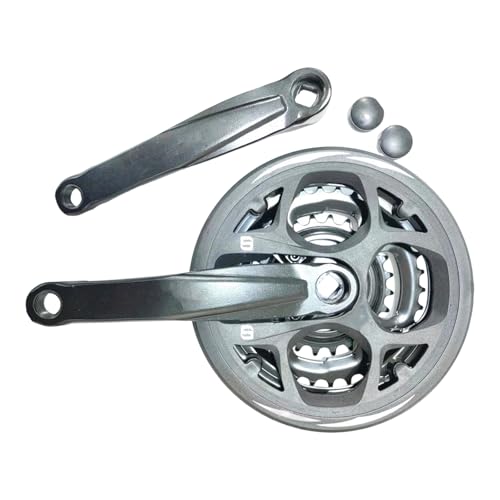 Pédalier VTT axe carré manivelle aluminium cyclisme extérieur