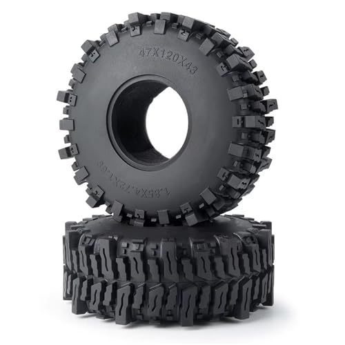 RC パーツ For Axial For SCX10 III For Capra For Wraith For TRX4 For TRX6 D90 1/10 RCクローラーカー 1.9 2.2インチ ゴムタイヤホイールタイヤ(1pcs,2.2inch)