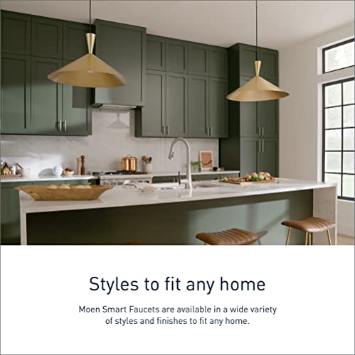 Moen Sinema Matte Black Smart Faucet Touchless Pull-Down Sprayer Kitchen Faucet With Voice And Motion Control, S7235Ev2Bl #TOP5