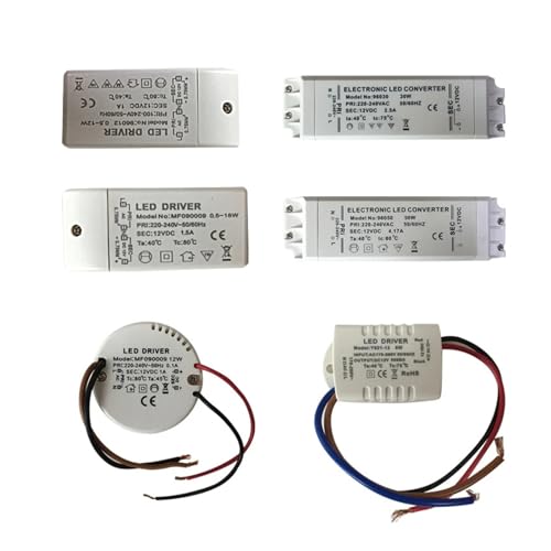 Transformateur de pilote LED format carré 12W DC alimentation stable 12V