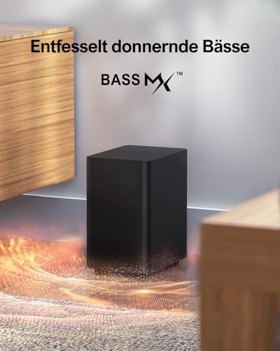 5.1 Surround Soundbar, 3D Surround Sound System, Soundbar für TV Geräte mit Subwoofer und Rear-Lautsprechern, 5.1 Virtuelle Surround, Bass Einstellbare Heimkino TV Lautsprecher, Poseidon D50 – Bild 5