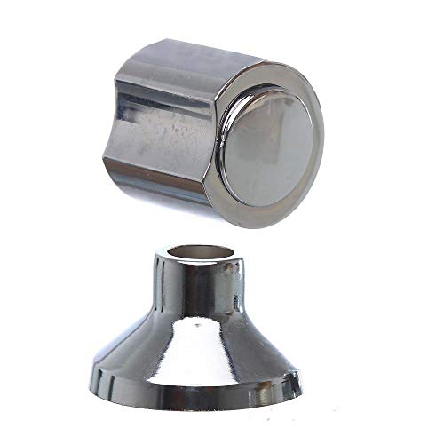 Acabamento para Registro de Pressão e Gaveta Lp Metal Cromado 1.1/2 C40 Padrão Deca