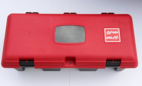 Victory Fire Extinguisher Cabinet, 10 lb, Red Cover/Plastic