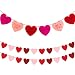 Felt Heart Garland Banner Decoration, Valentines Day Supplies