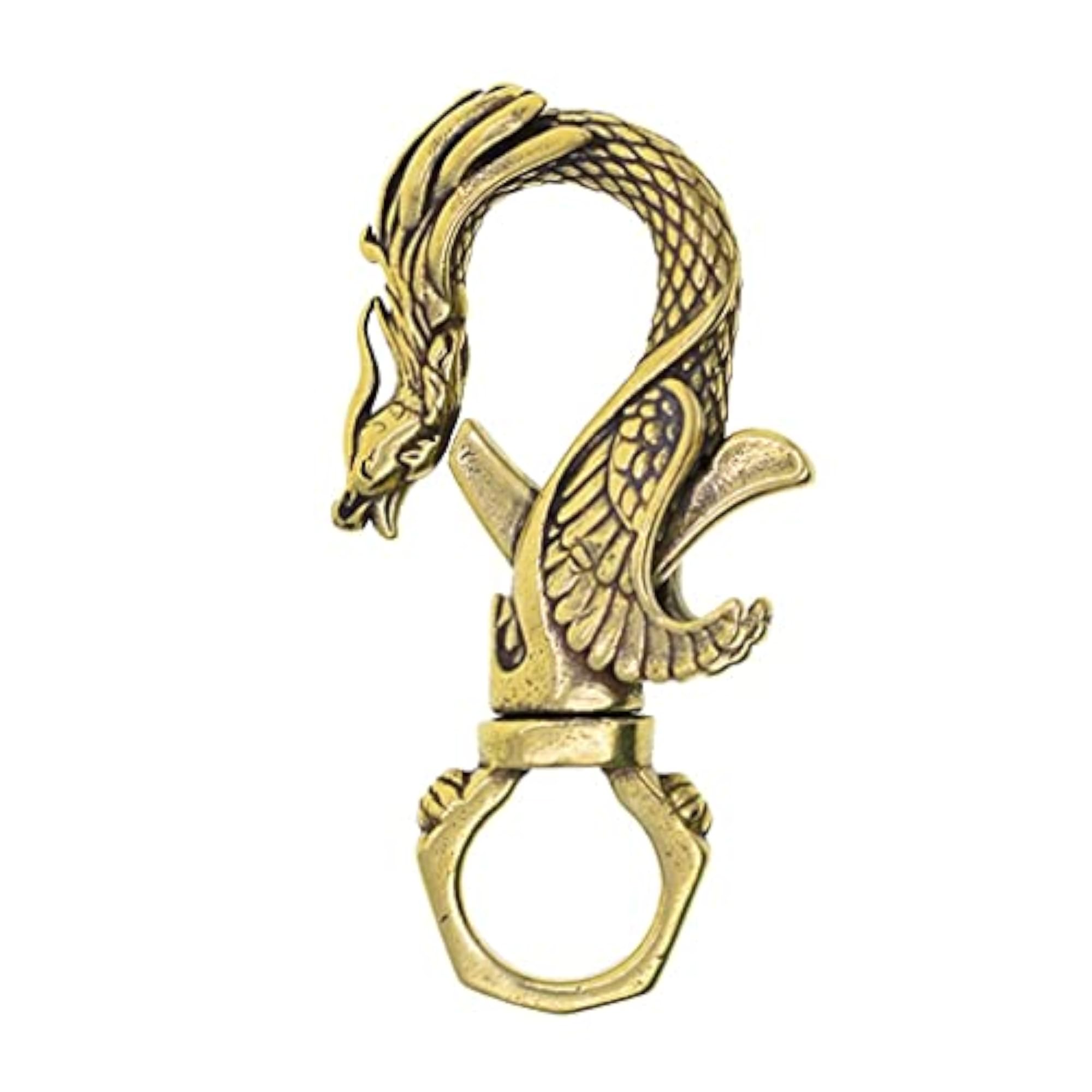 Handmade Brass Phoenix Decorative Swivel Claw Lobster Clasps