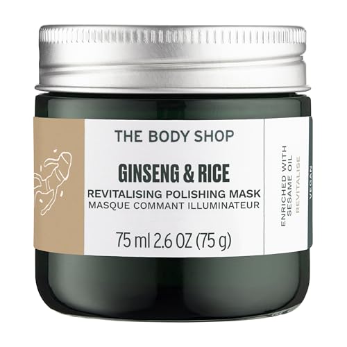 The Body Shop Chinese Ginseng & Rice Clarifying Polishing Mask, 2.5 Oz