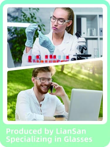 LianSan Safety Glasses Over Eyeglasses for Men&Women - Fit Over Glasses with UV400&Anti Fog Scratch Resistant Lenses ANSI Z87(Grey,Clear Lens)
