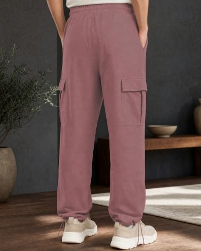 Image of Nobero Joggers for Men | Oversized Fit | Elasticated Waist with Drawcord | Soft & Breathable Fabric | Loose Track Pants | Casual & Streetwear