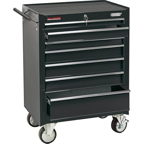 Draper 35743 26" Roller Cabinet with 7 Drawers Cover