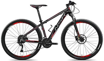 Tecnobike NSR X.PRO Hardtail 29' Alluminium High Performance - all Around  MTB - Shimano 27 Speed - Antracite/Rosso - Large : Sport e tempo libero