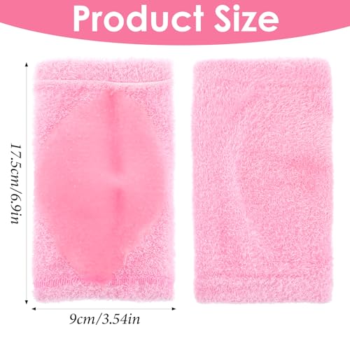 DOPENSPI 2 Pairs Elbow Pads for Women, Soft Gel Elbows Protectors Breathable Design Elbow Pad for Moisturizing Dry Cracked Skin Reduce Wear Calloused
