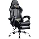 Gaming-Stuhl von Luckracer mit Massagefunktion und Fußstütze
