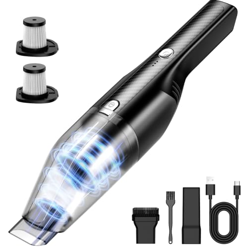 Antaha Handheld Vacuum Cordless - Car Vacuum Cleaner with 11000Pa Powerful Suction,1.2lbs Lightweight, Type-C Charge, Multiple Accessories, Portable Hand Vacuum for Home, Pet and Car