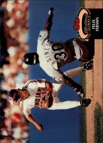 1992 Stadium Club #102 Felix Fermin MLB Baseball Trading Card