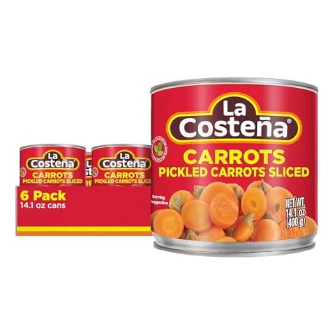 La Costeña Sliced Pickled Carrots 14.1 oz (6-Pack) Cover